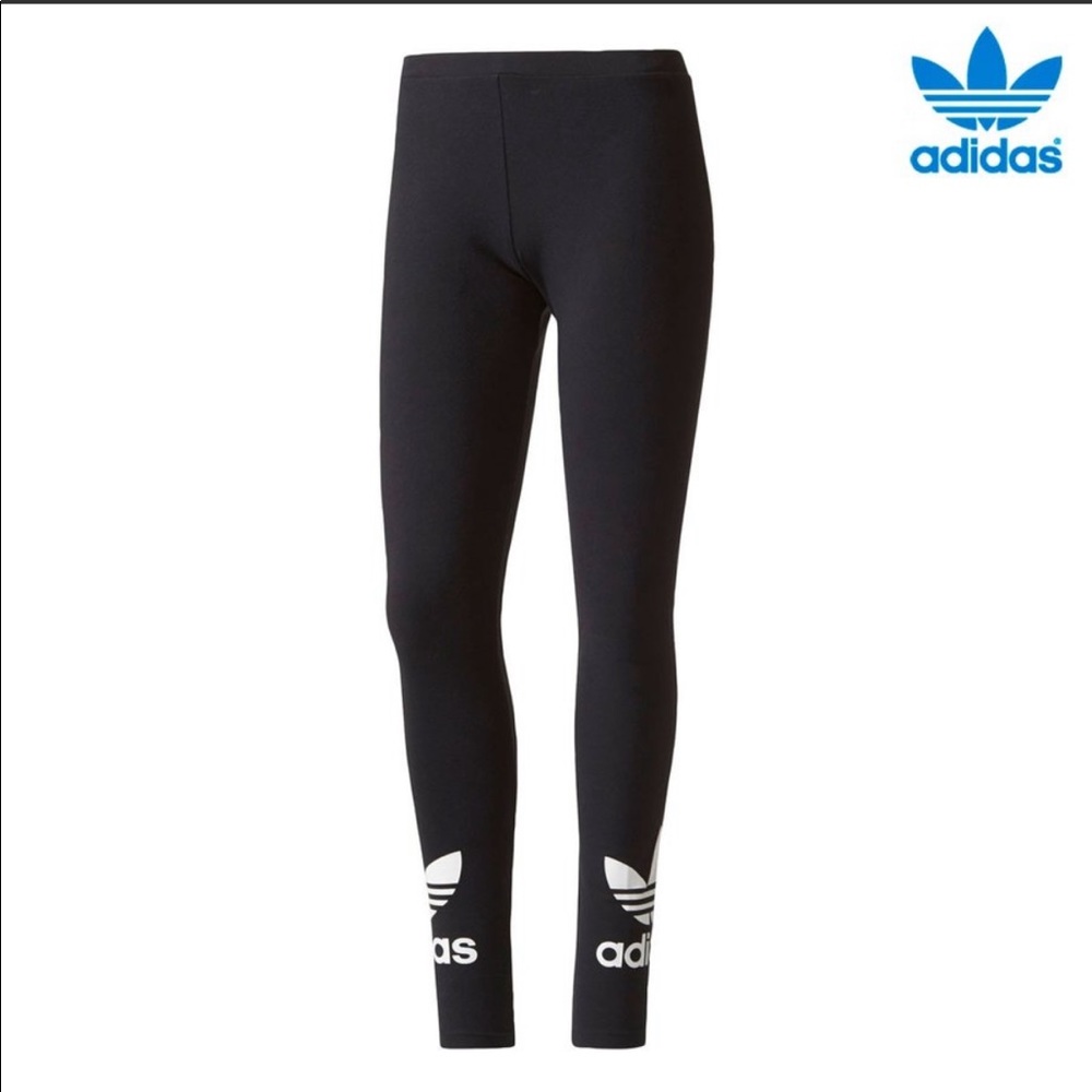 Adidas trefoil leggings